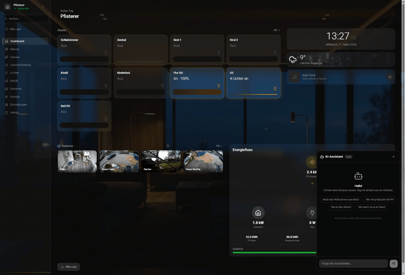Paulado KI-Assistent — natürliche Sprachsteuerung